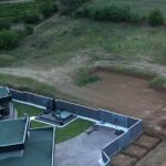 Iskop za mašinsku sobu budućeg bazena - House California